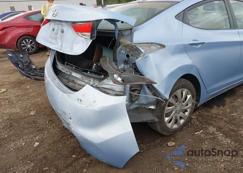 2012 Hyundai Elantra Gls (Ulsan Plant) из США, поврежденный, VIN KMHDH4AE5CU278302
